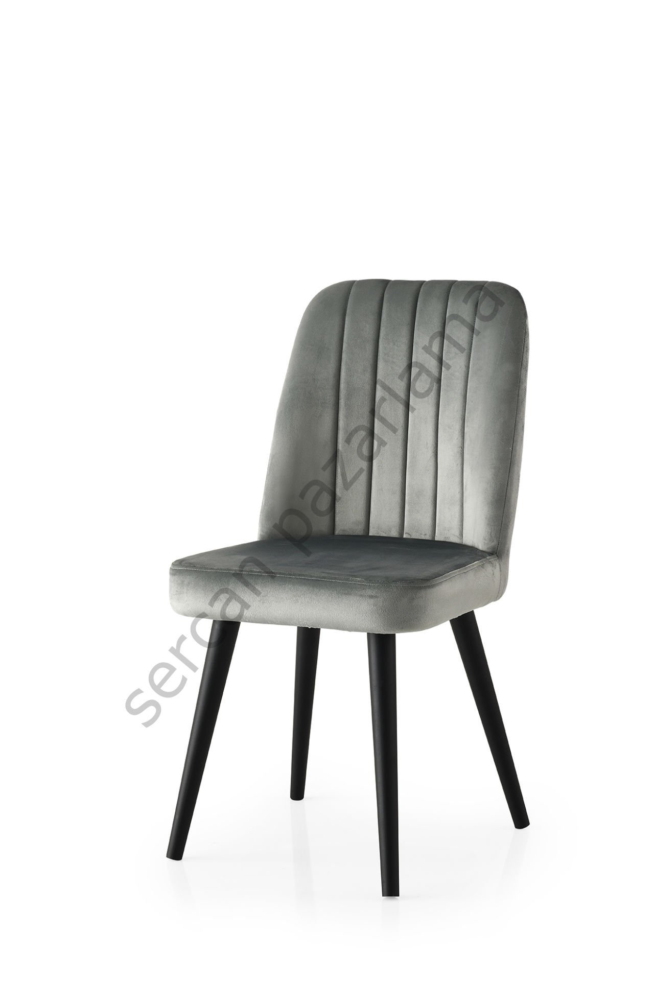 2392 - Sude Sandalye - Gri/Siyah