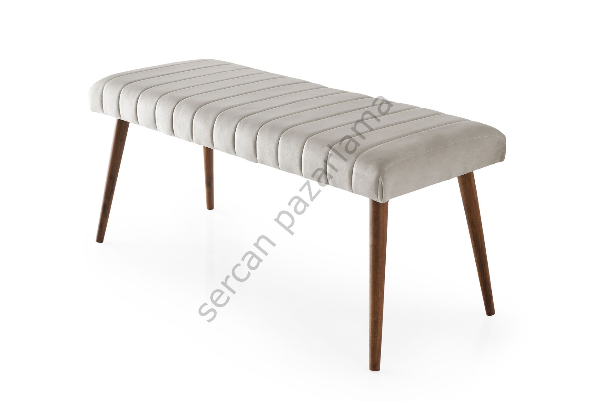 7320 - Mono Bench 110 cm - Krem/Ceviz