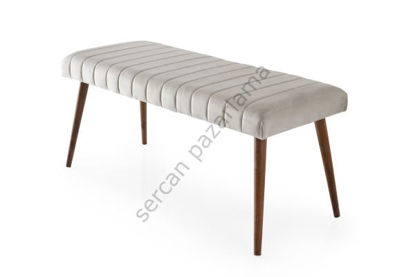 7320 - Mono Bench 110 cm - Krem/Ceviz