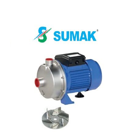 Sumak SMINOX/A-100 T X   1Hp 380V  Paslanmaz Santrifüj Pompa (AISI 316)