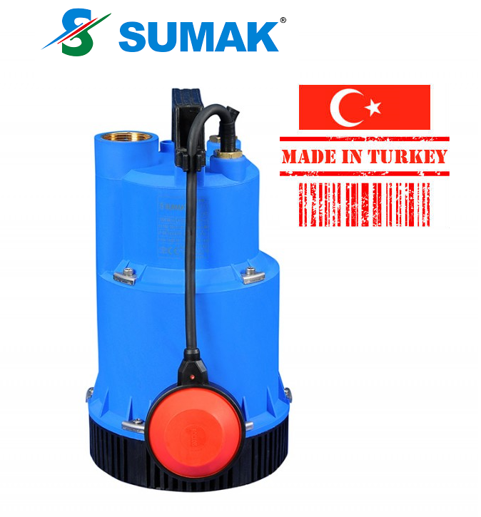 SDF10 0.85 HP 220V PLASTİK GÖVDELİ DRENAJ DALGIÇ POMPA