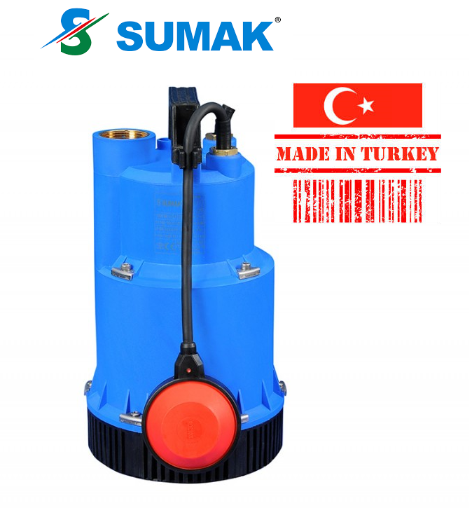 SDF13 1.3 HP 220V PLASTİK GÖVDELİ DRENAJ DALGIÇ POMPA