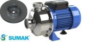 Sumak SMINOX/K-220/2 X  2.2Hp 220V  Paslanmaz Santrifüj Pompa (AISI 316)