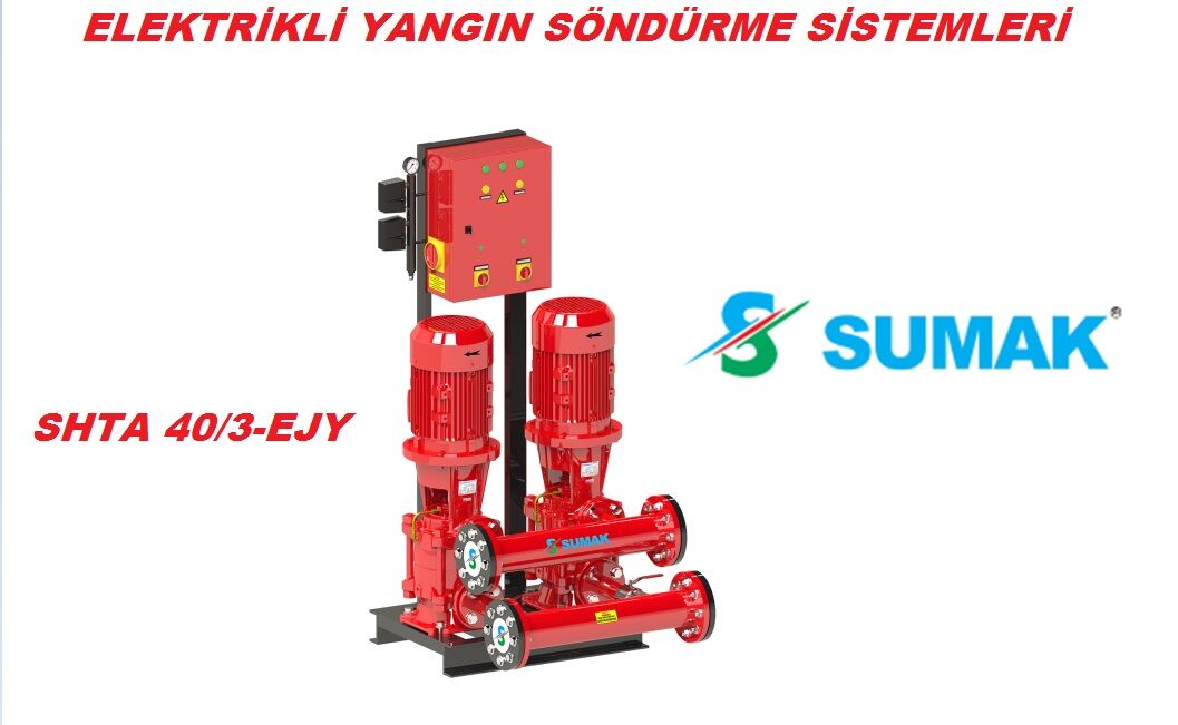 SUMAK SHTA 40/3 - EJY (ELEKTRİKLİ+JOKEY) YANGIN HİDROFORU- Fiyat bilgisi için bizimle iletişime geçiniz.