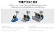Aquastrong  WDRIWE-2 EDX 32-110     2x1.1kW 380V  İki Pompalı Yatay Milli Frekans Kontrollü Paket Hidrofor