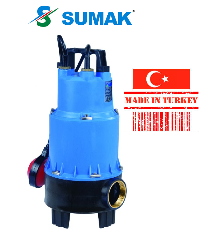 SDF12 1.HP 220V PASLANMAZ ÇARKLI FOSEPTİK DALGIÇ POMPA