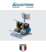 Aquastrong  WDRIWE-2 EDX 32-220     2x2.2kW 380V  İki Pompalı Yatay Milli Frekans Kontrollü Paket Hidrofor