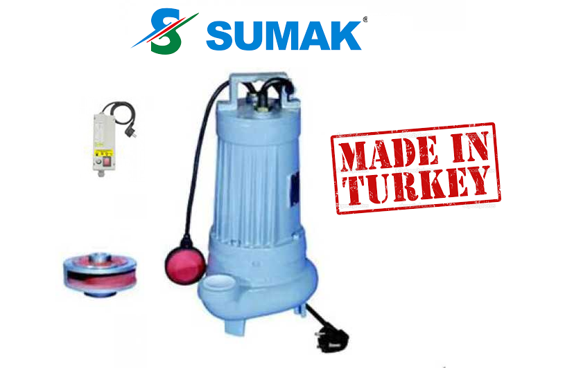 SUMAK SDT 20/2 380W  DÖKÜM GÖVDELİ FOSEPTİK DALGIÇ POMPA