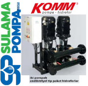 STAR 2xSD 40/4  2x20 HP 380V ÇİFT POMPALI ENDÜSTRİYEL TİP HİDROFOR