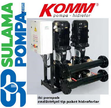 STAR 2xSD 50/4  2x60 HP 380V ÇİFT POMPALI ENDÜSTRİYEL TİP HİDROFOR