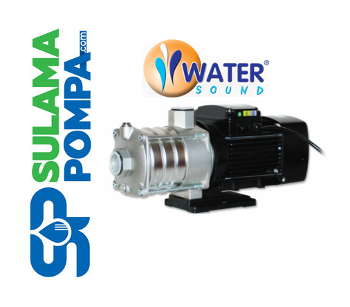 WATER SOUND CMH8-40 (304) 3 HP 220V YATIK MİLLİ ÇOK KADEMELİ KOMPLE PASLANMAZ ÇELİK SANTRİFÜJ POMPA