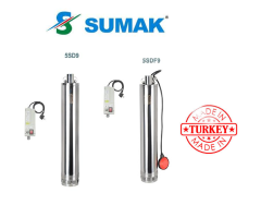 SUMAK 5SDT9 380W PASLANMAZ  PAKET DALGIÇ POMPA (MOTOR+KABLO+PANO)