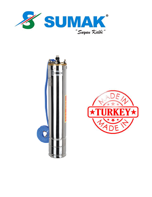 SUMAK 4SMT30 3,HP  380W  4'' DALGIÇ POMPA MOTORU