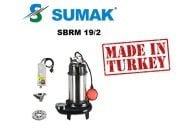 SUMAK SBRM 19/2  1.8 HP 220V  BIÇAKLI FOSEPTİK DALGIÇ POMPA