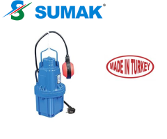 SUMAK SDF4 1\'\' ÇIKIŞLI 20 MT KABLOLU ELEKTROMANYETİK (TİTREŞİMLİ) DALGIÇ POMPA(FLATÖRLÜ)