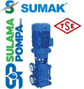 SUMAK SHT 32/3 5,5 HP FLANŞLI DÜŞEY MİLLİ KADEMELİ POMPA