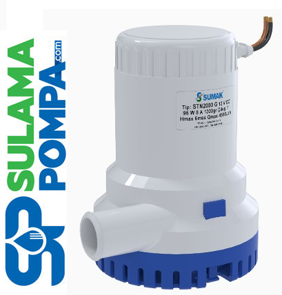 STN2000 G 96W 12V DC SİNTİNE DALGIÇ POMPA
