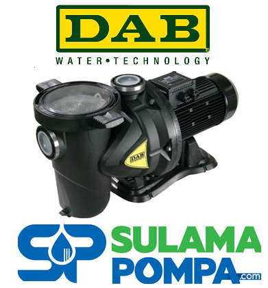 DAB EUROSWIM 300 T 2800 W 3.HP 380V ÖN FİLTRELİ HAVUZ POMPASI