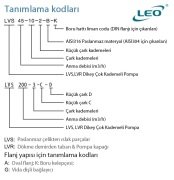 Leo  LVR200-4-2C        150Hp  380V    Dikey Milli İnline Kademeli  Paslanmaz Çelik Pompa