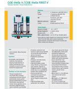 Wilo COE1-Helix V 424-1/25/E/K/S/3 kW  380V  Tek Pompalı Paslanmaz Çok Kademeli Yüksek Verimli Dikey Hidrofor