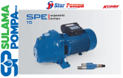 STAR SPE 15 T 1.5 HP 380V 30 MT EMİŞLİ ENJEKTÖRLÜ JET POMPA