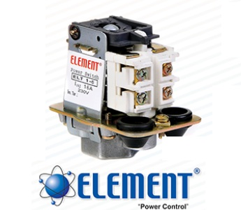 Element ELT-5C-3Y    1-6 Bar Tahliyeli Üç Yollu  Monofaze Basınç Şalteri