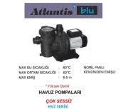 Atlantis Blu  HVZ 150T   1.5Hp 380V  Ön Filtreli Kendinden Emişli Yüksek Debili Çok Sessiz Havuz Pompası