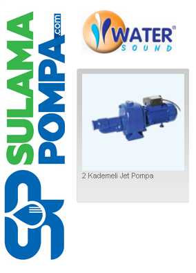 WATER WS-18 JDP750B 2.HP 220V 2 KADEMELİ SANTRİFÜJ POMPA