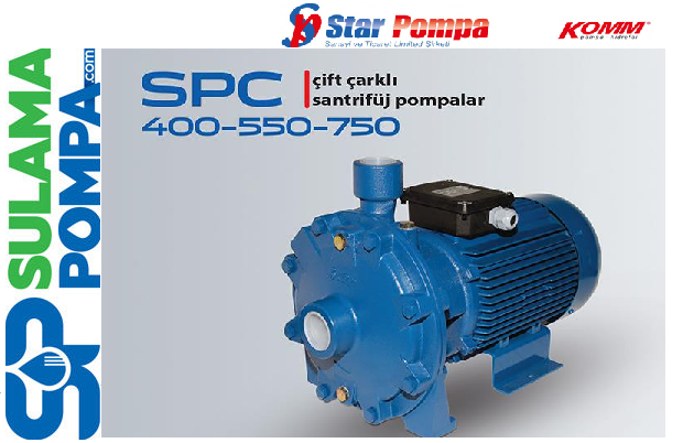 STAR SPC 750 T 7.5 HP 380V ÇİFT KADEMELİ SANTRİFÜJ POMPA