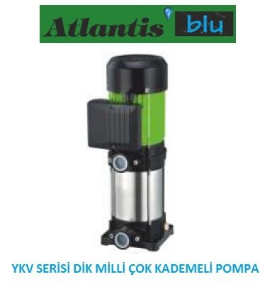 Atlantis Blu YKV6-80M   2Hp 220V  Dikey Milli Çok Kademeli Pompa