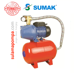 SUMAK SMJKH 100   1 HP 220V  JET POMPALI PAKET HİDROFOR