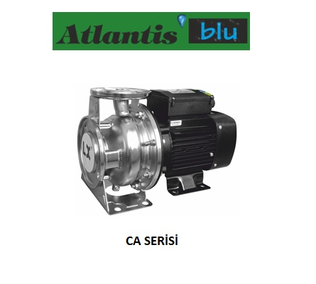 Atlantis CA 65-50/7.5T/316    7.5Hp 380V  Komple Paslanmaz Çelik Flanş Bağlantılı Santrifüj Pompa