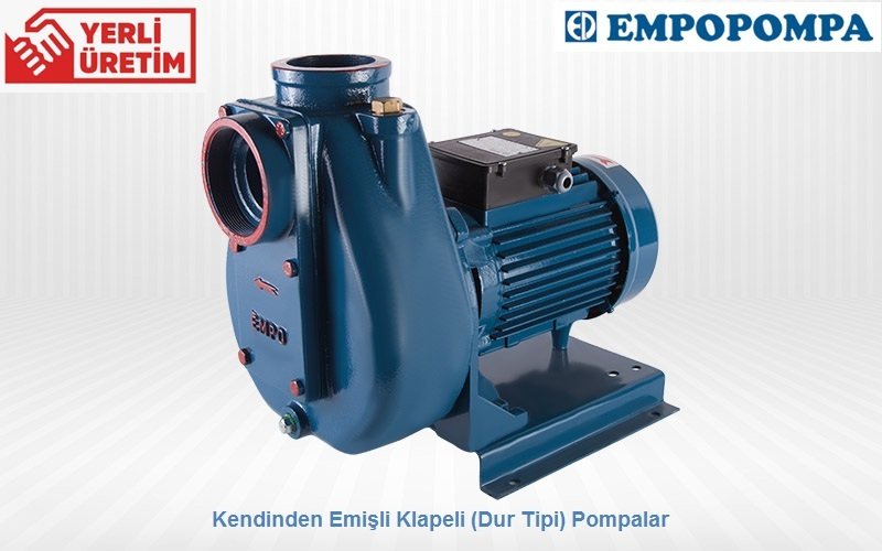 Empo EPD-A 200   2Hp 220V   Kendinden Klapeli Santrifüj Pompa (DUR TİPİ)