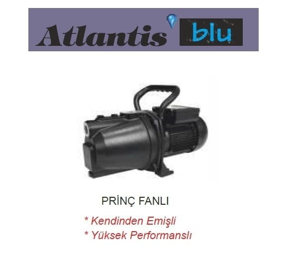 Atlantis JET 150M   1.5Hp 220V  Kendinden Emişli Yüksek Performanslı Jet Pompa