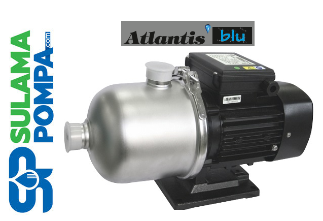 ATLANTİS BLU  KD 8-4M/316  - 3 HP 220V  KOMPLE PASLANMAZ ÇELİK ÇOK KADEMELİ SANTRİFÜJ POMPA