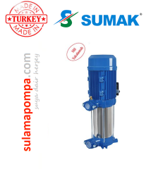 SUMAK SHM8-220/6 2,2 HP DÜŞEY MİLLİ KADEMELİ POMPA