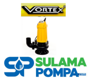 VORTEX W 1500 B-4 20.HP 380V AÇIK FANLI PİS SU FOSEPTİK DALGIÇ POMPA