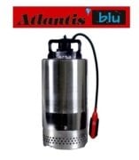 Atlantis 7503DW  1Hp 220V  Paslanmaz Çelik  Açık Fanlı Drenaj Dalgıç Pompa