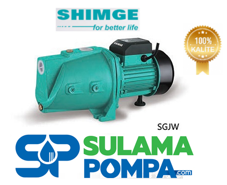 SHIMGE SGJW110 1.5 HP 220V DÖKÜM GÖVDELİ JET POMPA