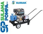 SUMAK DSMT750/3 D 3000 DEVİR 7.5 HP MARŞLI DİZEL SU POMPASI