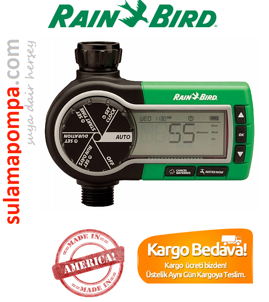 RAINBIRD 1ZEHTMRIGRT  MUSLUK TİPİ KONTROL CİHAZI (ZAMANLAYICI)