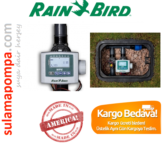 RAINBIRD WPX1 DV KIT FABRİKA ÇIKIŞI DV VE LATCHİNG SELONOİD MONTAJLI 1 İSTASYONLU