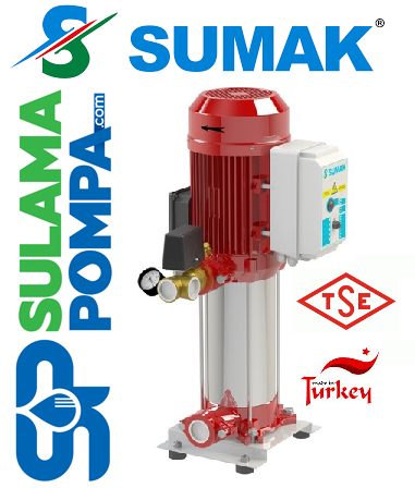 SUMAK SHT 16 A 550/5 EY TEK POMPALI ELEKTRİKLİ YANGIN HİDROFORU