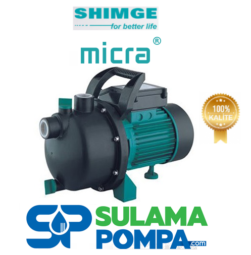 MİCRA PKJ-1104P 1.HP 220V PLASTİK GÖVDELİ JET POMPA