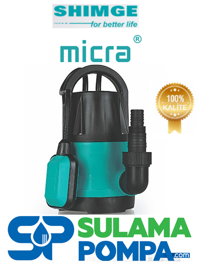 MİCRA CSP900C-5 900W 220V TEMİZ SU DRENAJ DALGIÇ POMPA