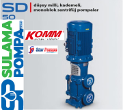 STAR SD 50/4 60.HP 380V DÜŞEY MİLLİ KADEMELİ POMPA