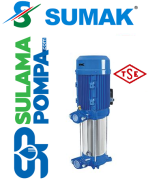 SUMAK SHT34/5 10. HP 380W DİKEY MİLLİ KADEMELİ POMPA