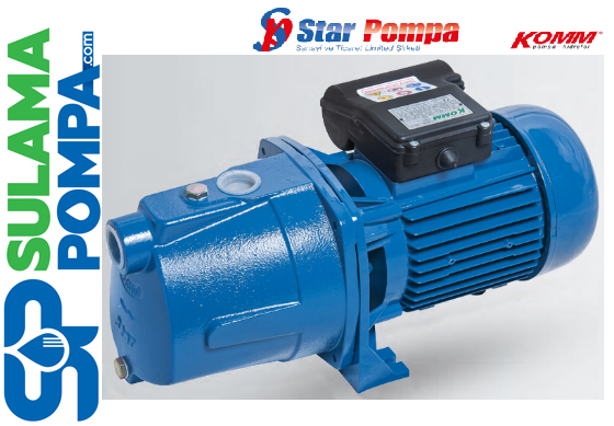 STAR SPJ 20T 2.HP 380V DÖKÜM GÖVDELİ JET POMPA