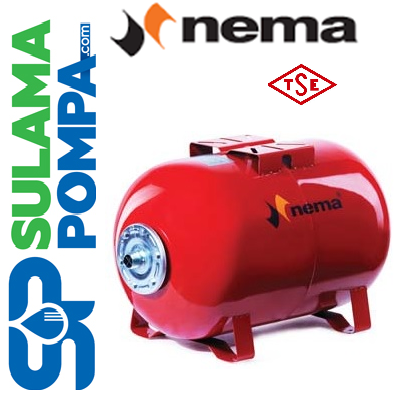 NEMA 50 LT 10 BAR YATIK HİDROFOR TANKI