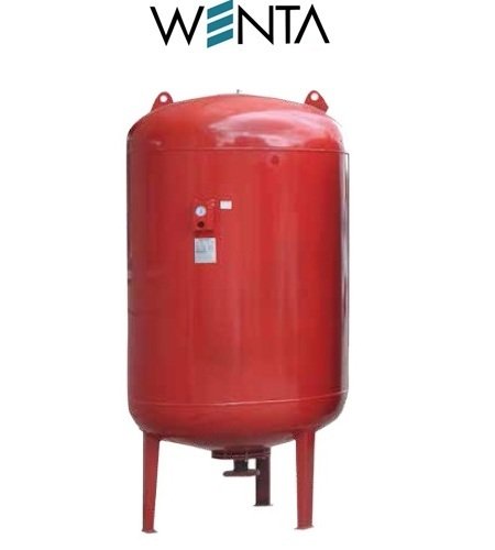 Wenta WE-5000  5000 Litre 10 Bar Dik Ayaklı Tip Hidrofor ve Genleşme Tankı / Manometreli